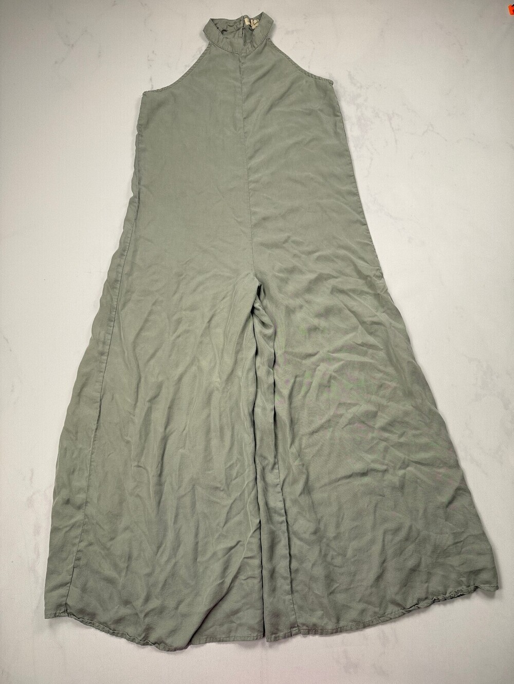 Cloth & Stone Stone Jumpsuit Sage Modernist Standout Style - Womens L